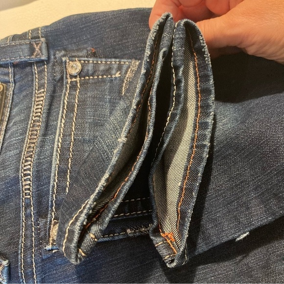 ROCK REVIVAL  Sz 30 Kathy Embellished Rhinestone Slim Leg Skinny Mid-Rise Jeans - Picture 2 of 16